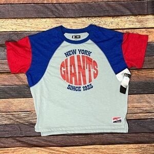 New York Giants NFL Football New Womens Sports Short Sleeve Tshirt